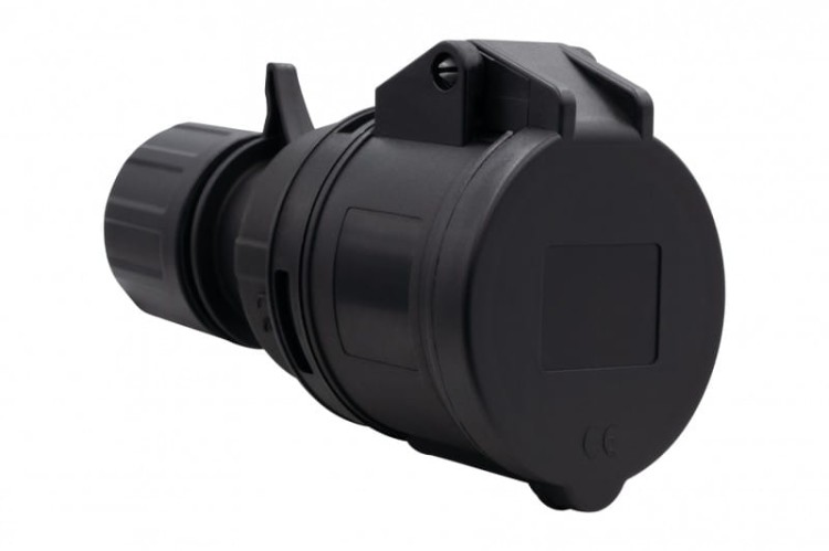 Gniazdo siłowe przenośne 16A 5p 380V-415V /FE/ IP44  czarne F7.0164 F-Elektro