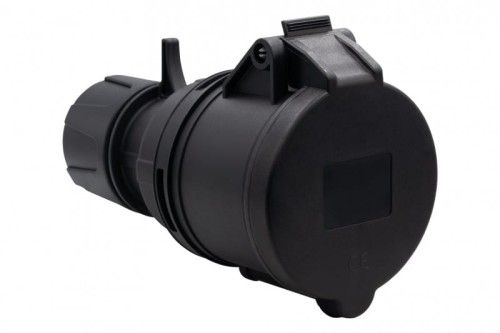 Gniazdo siłowe przenośne 32A 5p 380V-415V /FE/ IP44  czarne F7.0165 F-Elektro