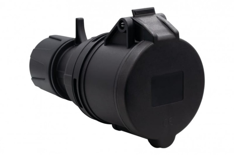 Gniazdo siłowe przenośne 32A 5p 380V-415V /FE/ IP44  czarne F7.0165 F-Elektro