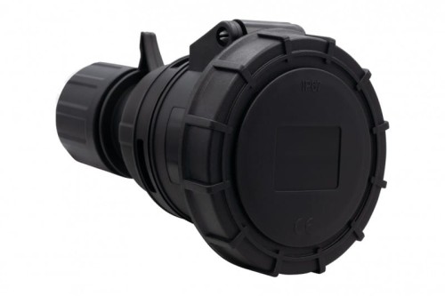 Gniazdo siłowe przenośne 16A 5p 380V-415V /FE/ IP67 czarne F7.0166 F-Elektro