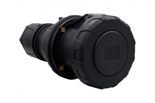 Gniazdo siłowe przenośne 63A 5p 380V-415V /FE/ IP67 czarne F7.0168 F-Elektro