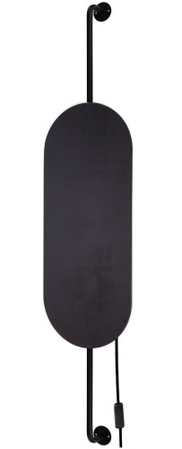 Lampa ścienna Kinkiet Industrialny Loft WHEEL LUX II BLACK 8428 NOWODVORSKI Lighting G9 x2 nowoczesna oprawa oświetleniowa metal drewno sklejka czarna podwójny Inspiracje Premium