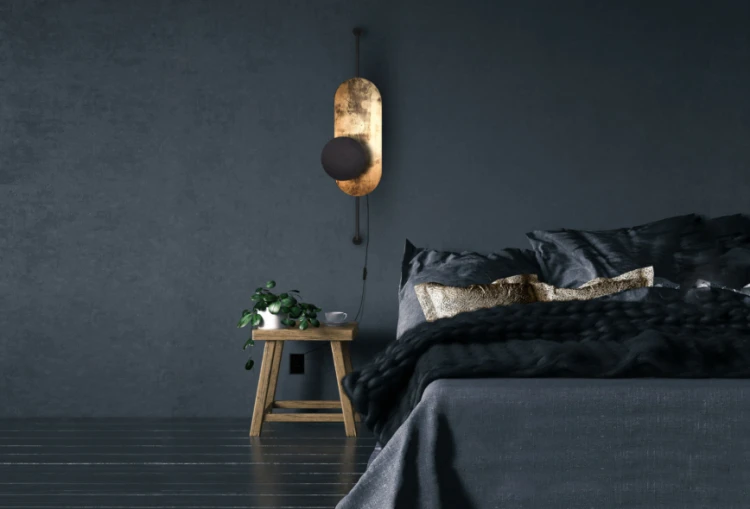 Lampa ścienna Kinkiet Industrialny Loft WHEEL LUX II BLACK 8428 NOWODVORSKI Lighting G9 x2 nowoczesna oprawa oświetleniowa metal drewno sklejka czarna podwójny Inspiracje Premium