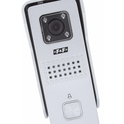 Stacja bramowa natynkowa czarna, jednoabontentowa KK-01 F&F