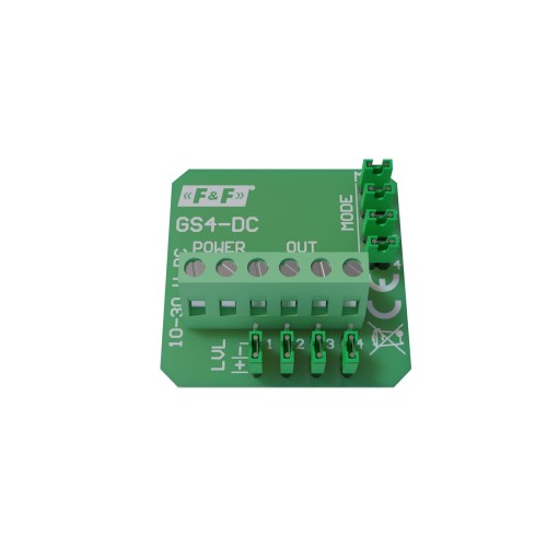 Moduł elektroniki 4-krotnego przycisku do panela szklanego, 9-30V DC GS4-DC F&F
