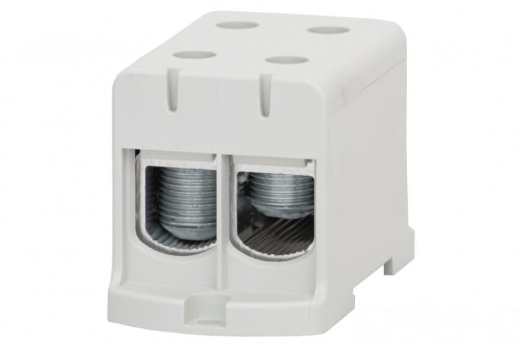 LZ w korpusie ZU 1-torowa (2x150/2x150mm2) Al/Cu - szara F2.0301 F-Elektro