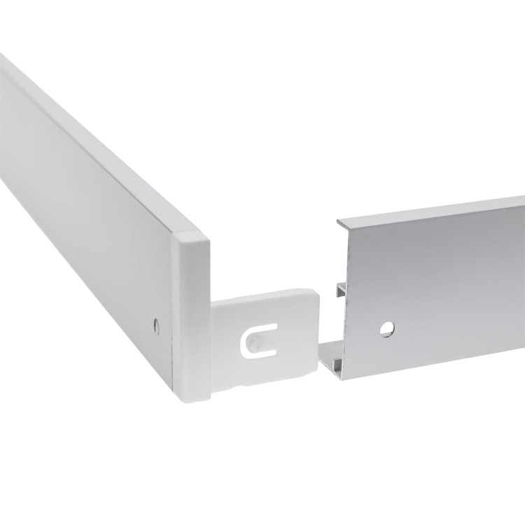Ramka do montażu Natynkowego Opraw ALGINE SLIM / BACKLIGHT SLIM 300x1200x43 mm Biały składana ACC+035011_FRAME SPECTRUM LED