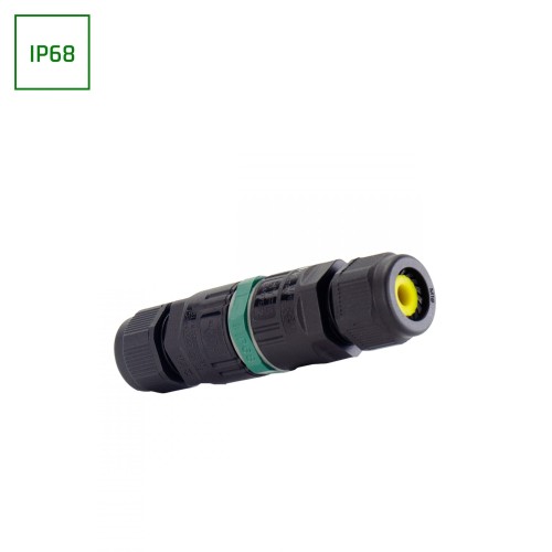 Złącze kablowe hermetyczne pojedyncze ,I, MUFA FAST CLICK IP68 na przewód 3X(0,5-2,5MM2) ACC+050006 SPECTRUM LED