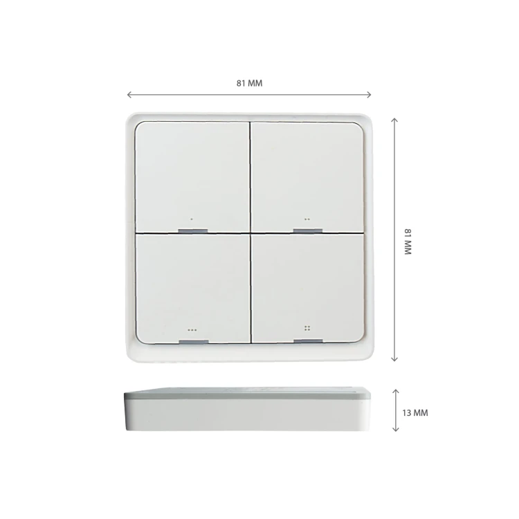 Włącznik światła 4 pola program. + CCT + DIM Easy Smart ACC+060000_WLACZNIK SPECTRUM LED