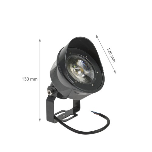 FLORI Spot Ogrodowa 24W WW 24V 25st IP65 120x130mm Szary 5 Lat Gwarancji SLI002015WW SPECTRUM LED lampa gruntowa