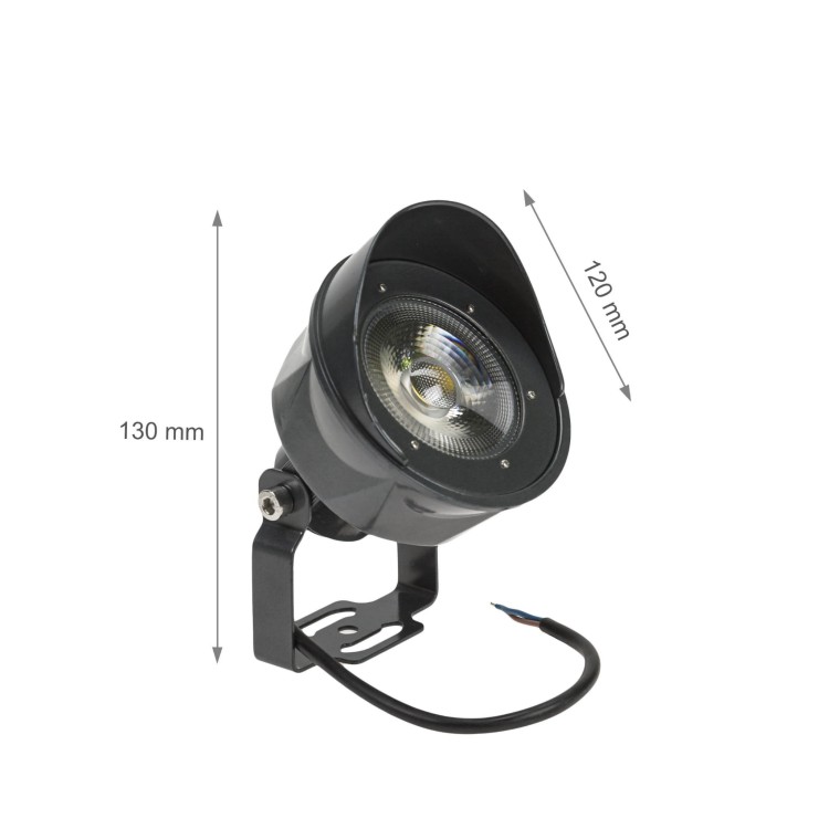 FLORI Spot Ogrodowa 24W WW 24V 25st IP65 120x130mm Szary 5 Lat Gwarancji SLI002015WW SPECTRUM LED lampa gruntowa