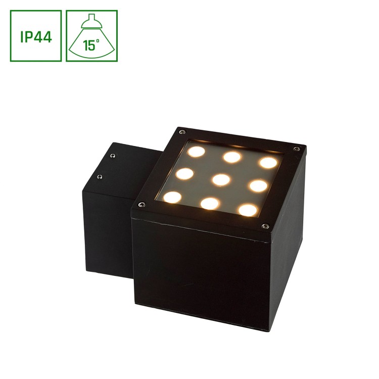 TORRE 9LED CREE 15st 230V 9W IP44 CW Oprawa elewacyjna lampa ścienna SLI003008CW_9W SPECTRUM LED Kinkiet