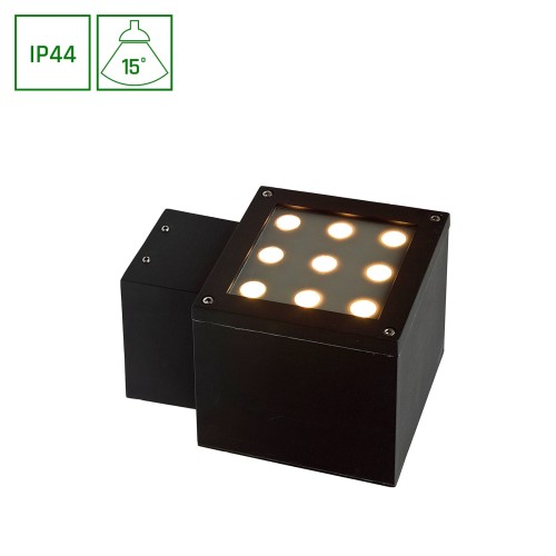TORRE 2x9LED CREE 15st 230V 34W IP44 CW Oprawa elewacyjna lampa ścienna SLI003009CW SPECTRUM LED Kinkiet
