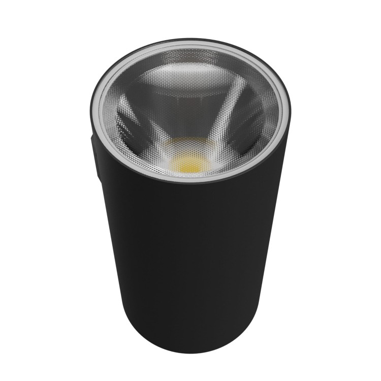 TORRE 18W CCT 230V IP54 99x78x162MM Czarny Okrągła Oprawa lampa elewacyjna Dwukierunkowe DwuKierunkowa SLI003022CCT_PW SPECTRUM LED Kinkiet