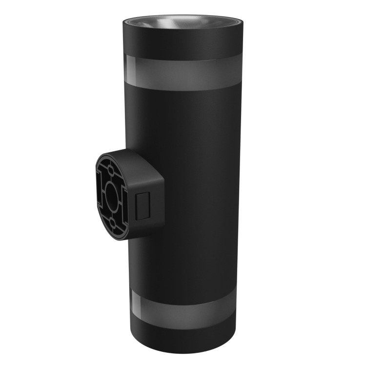 TORRE RING 18W CCT 230V IP54 99x78x244MM Czarny Okrągła Oprawa lampa elewacyjna Dwukierunkowe DwuKierunkowa SLI003026CCT_PW SPECTRUM LED Kinkiet