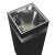 TORRE RING 18W CCT 230V IP54 99x78x240MM Czarny Kwadratowa Oprawa lampa elewacyjna Dwukierunkowe DwuKierunkowa SLI003028CCT_PW SPECTRUM LED Kinkiet
