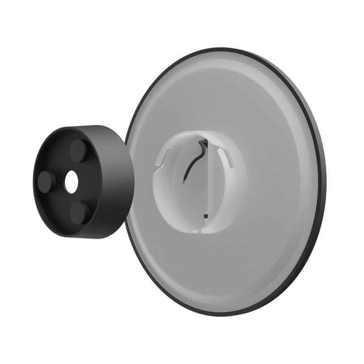 PIATTA 18W CCT 230V IP44 250x47MM Czarny Okrągła Oprawa lampa elewacyjna SLI003031CCT_PW SPECTRUM LED