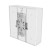 SCATOLLO 20W CCT 230V IP54 250x250x75MM Biały Oprawa lampa elewacyjna SLI003038CCT_PW SPECTRUM LED
