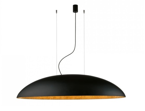 Lampa sufitowa wisząca Industrialna Loft CANOE BLACK GOLD V 7926 NOWODVORSKI Lighting E27 x5 oświetleniowa żyrandol nowoczesna do Kuchni Jadalni nad stół blat wyspę czarno-złota zwis Inspiracje Premium