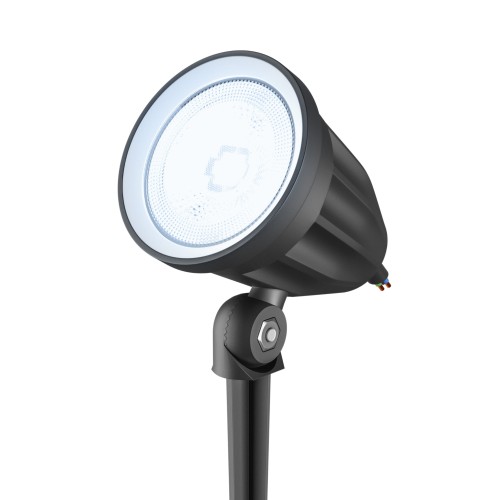Oprawa lampa ogrodowa FLORI LIGERO 6W WW 230V 40ST IP65 53X66X67MM + 145MM SPIKE Czarna Czarny SLI012017WW_PW SPECTRUM LED