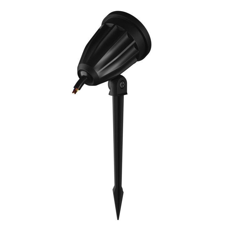 Oprawa lampa ogrodowa FLORI LIGERO 6W WW 230V 40ST IP65 53X66X67MM + 145MM SPIKE Czarna Czarny SLI012017WW_PW SPECTRUM LED