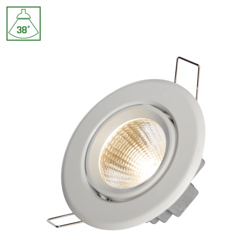 FIALE II 6W COB 38st 230V NW Oczko LED pierścień białe SLI021029NW SPECTRUM LED