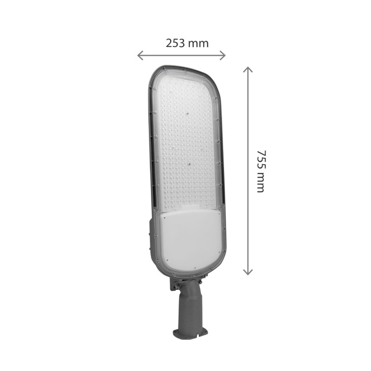 STREETOS 2 Uliczna 200W NW 230V 145/75st IP65 IK09 755x253x124mm Szary Czujnik Zmierzchu 5 Lat Gwarancji SLI027019NW_PW SPECTRUM LED