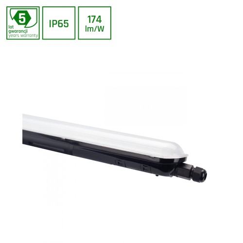 LIMEA GIGANT Hermetyk 1200mm 38W NW 230V 120ST IP65 IK10 1250x72x70mm Czarny 5 Lat Gwarancji SLI028025NW_PW__BLACK SPECTRUM LED