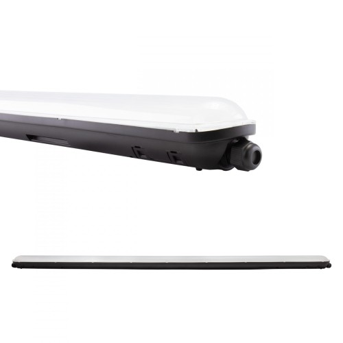 LIMEA GIGANT Hermetyk 1500mm 75W NW 230V 120ST IP65 IK10 1490x72x70mm Czarny 5 Lat Gwarancji SLI028027NW_PW_BLACK SPECTRUM LED