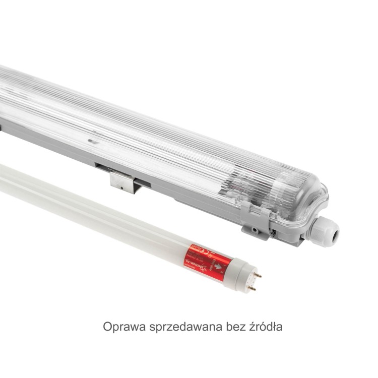 LIMEA LED TUBE SLIM Hermetyk G13 1x60 250V IP65 710x65x63 mm Szary SLI028031_SLIM SPECTRUM LED