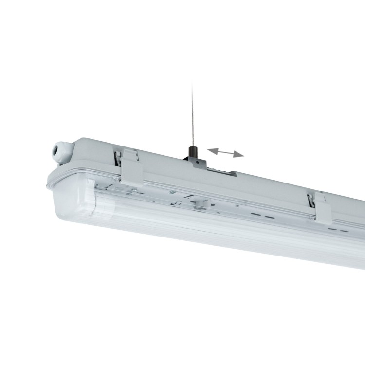 LIMEA LED TUBE Hermetyk G13 1X150 250V IP65 1600x75x90 MM Szary H SLI028033_H SPECTRUM LED