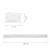 LIMEA PRISMATICA 1200mm 40W NW 230V 100st IP44 IK10 1258x111x58mm 5 Lat Gwarancji SLI028036NW SPECTRUM LED