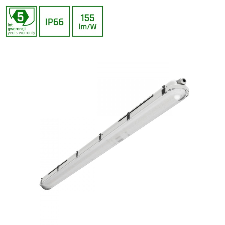 LIMEA GIGANT PRO Hermetyk 1200mm 40W/33W/26W/20W CW 230V 120ST IP66 IK10 1200x80x68mm 5 Lat Gwarancji SLI028251CW_PW SPECTRUM LED
