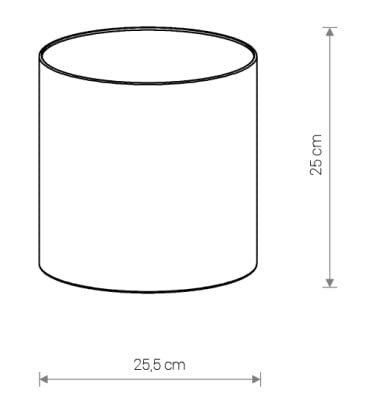 Abażur do lampy podłogowej stojącej podstawy Industrialny Loft PETIT A 8337 GRAY GRAY/A NOWODVORSKI Lighting nowoczesna stojąca lampa oświetleniowa szary gruby tkanina duża Inspiracje Premium
