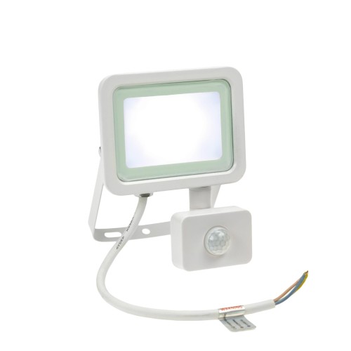 Naświetlacz NOCTIS LUX 2 20W CW 230V IP44 158x121x25mm Biały czujnik ruchu PIR SLI029042CW_CZUJNIK SPECTRUM LED