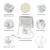 Naświetlacz NOCTIS LUX 2 20W CW 230V IP44 158x121x25mm Biały czujnik ruchu PIR SLI029042CW_CZUJNIK SPECTRUM LED
