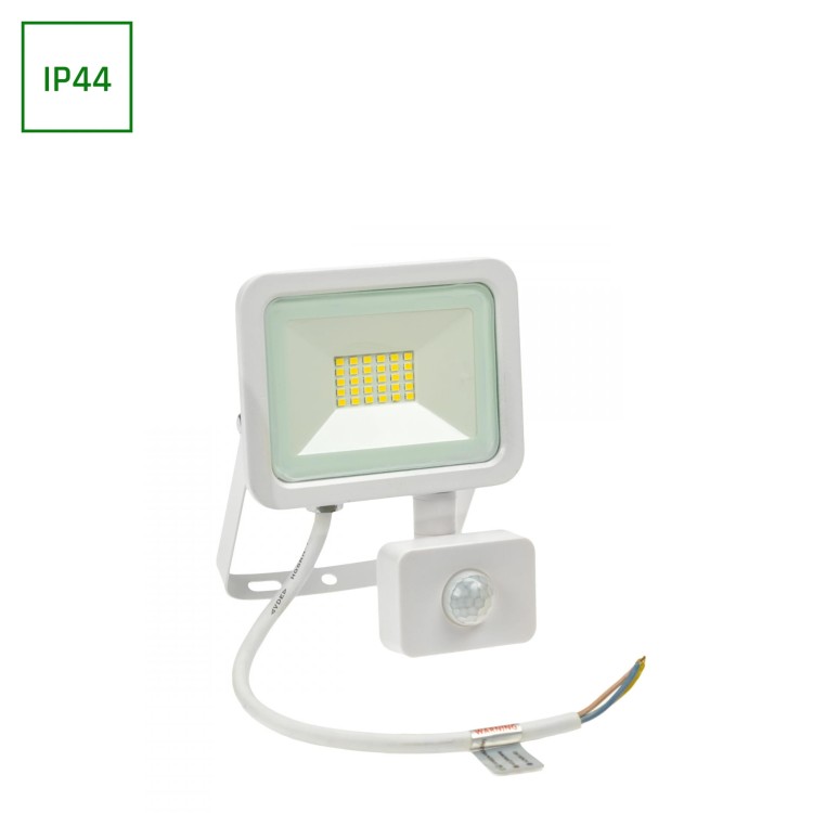Naświetlacz NOCTIS LUX 2 20W NW 230V IP44 158x121x25mm Biały czujnik ruchu PIR SLI029042NW_CZUJNIK SPECTRUM LED