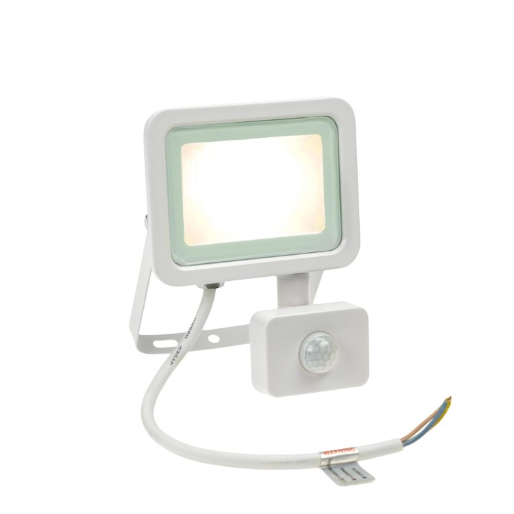 Naświetlacz NOCTIS LUX 2 20W WW 230V IP44 158x121x25mm Biały czujnik ruchu PIR SLI029042WW_CZUJNIK SPECTRUM LED