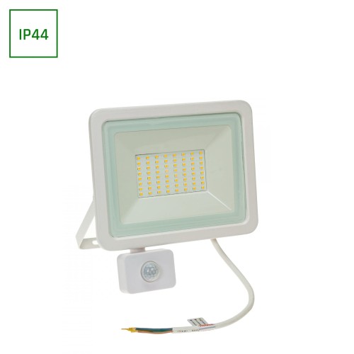 Naświetlacz NOCTIS LUX 2 50W CW 230V IP44 212x206x35mm Biały czujnik ruchu PIR SLI029044CW_CZUJNIK SPECTRUM LED