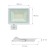 Naświetlacz NOCTIS LUX 2 50W CW 230V IP44 212x206x35mm Biały czujnik ruchu PIR SLI029044CW_CZUJNIK SPECTRUM LED