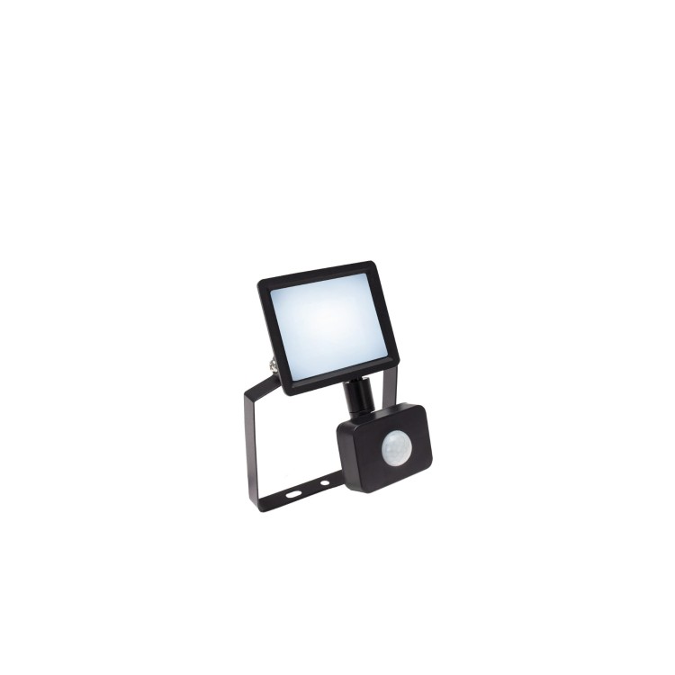 Naświetlacz NOCTIS LUX 3 10W CW 230V IP44 114x150x53mm Czarny czujnik ruchu PIR SLI029048CW_CZUJNIK_PW SPECTRUM LED