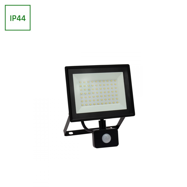 Naświetlacz NOCTIS LUX 3 50W WW 230V IP44 180x215x53mm Czarny czujnik ruchu PIR SLI029051WW_CZUJNIK_PW SPECTRUM LED