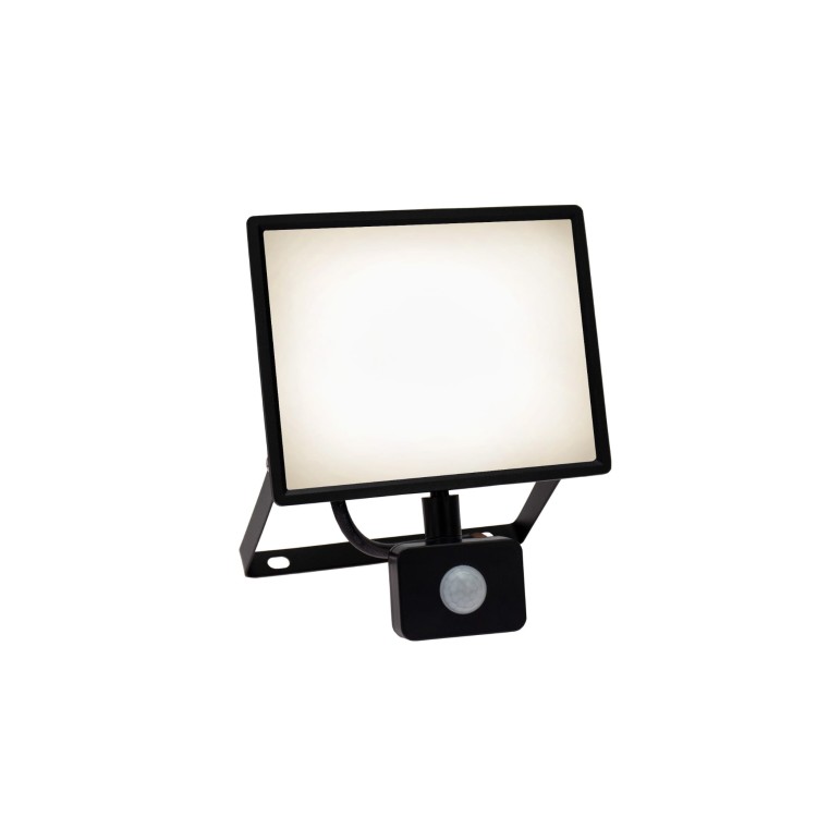 Naświetlacz NOCTIS LUX 3 50W WW 230V IP44 180x215x53mm Czarny czujnik ruchu PIR SLI029051WW_CZUJNIK_PW SPECTRUM LED