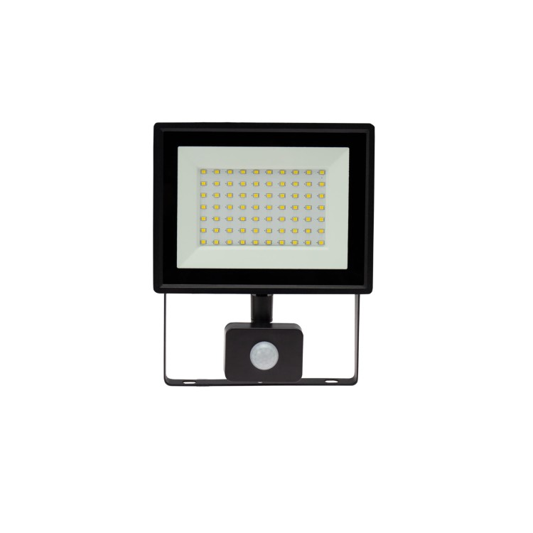 Naświetlacz NOCTIS LUX 3 50W WW 230V IP44 180x215x53mm Czarny czujnik ruchu PIR SLI029051WW_CZUJNIK_PW SPECTRUM LED