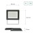 Naświetlacz NOCTIS LUX 3 50W WW 230V IP65 180x140x27mm Czarny SLI029051WW_PW SPECTRUM LED
