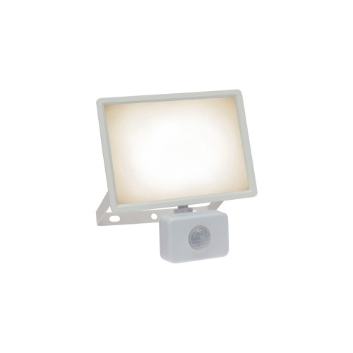 Naświetlacz NOCTIS LUX 3 30W WW 230V IP44 150x190x53mm Biały czujnik ruchu PIR SLI029054WW_CZUJNIK_PW SPECTRUM LED