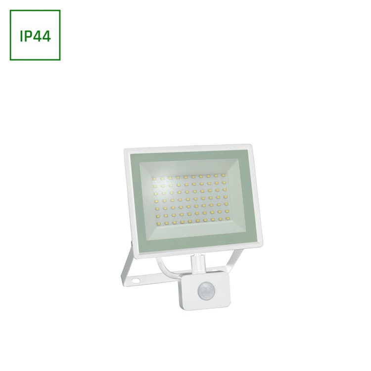 Naświetlacz NOCTIS LUX 3 50W NW 230V IP44 180x215x53mm Biały czujnik ruchu PIR SLI029055NW_CZUJNIK_PW SPECTRUM LED
