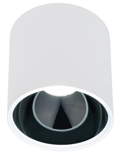 Sufitowa oprawa lampa punktowa HALO WHITE/BLACK 8195 NOWODVORSKI Lighting GU10 tuba spot downlight natynkowa nowoczesna oświetleniowa biało-czarna pojedyncza Inspiracje Premium