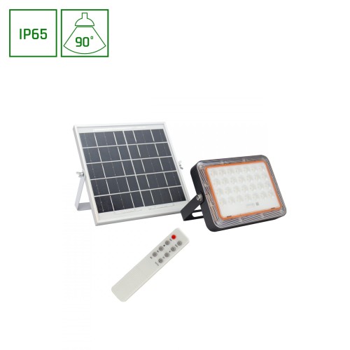 Naświetlacz NOCTIS SOLARIS 2 50W CW 90st IP65 IK04 168x126x35mm+210x200x17mm Czarny 3 Lata Gwarancji SLI029063CW SPECTRUM LED solarny
