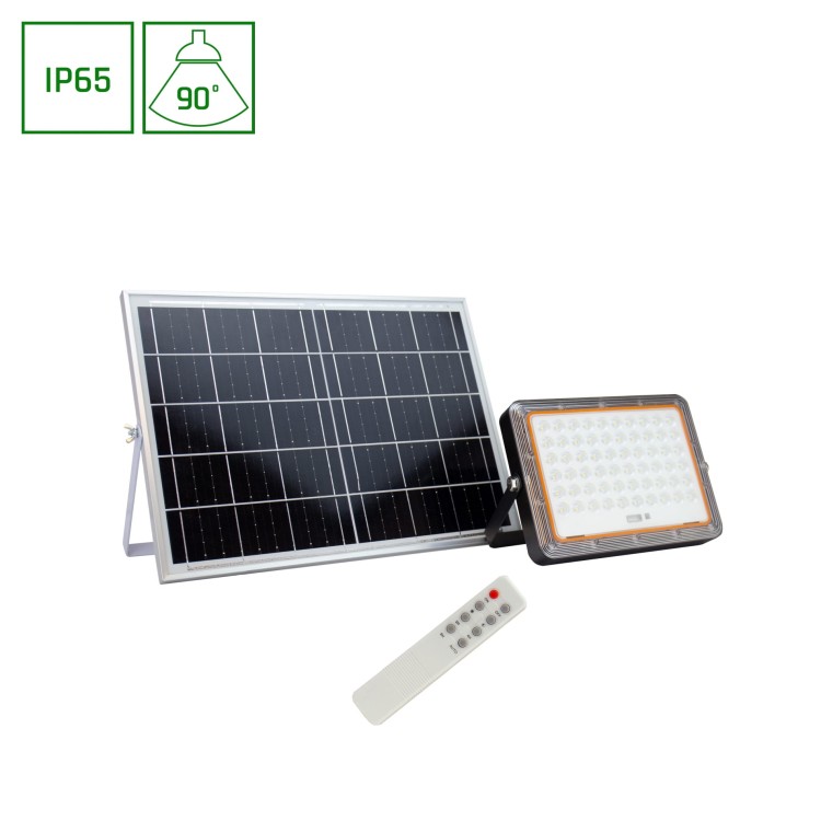 Naświetlacz NOCTIS SOLARIS 2 200W CW 90st IP65 IK04 230x172x39mm+390x300x17mm Czarny 3 Lata Gwarancji SLI029064CW SPECTRUM LED solarny